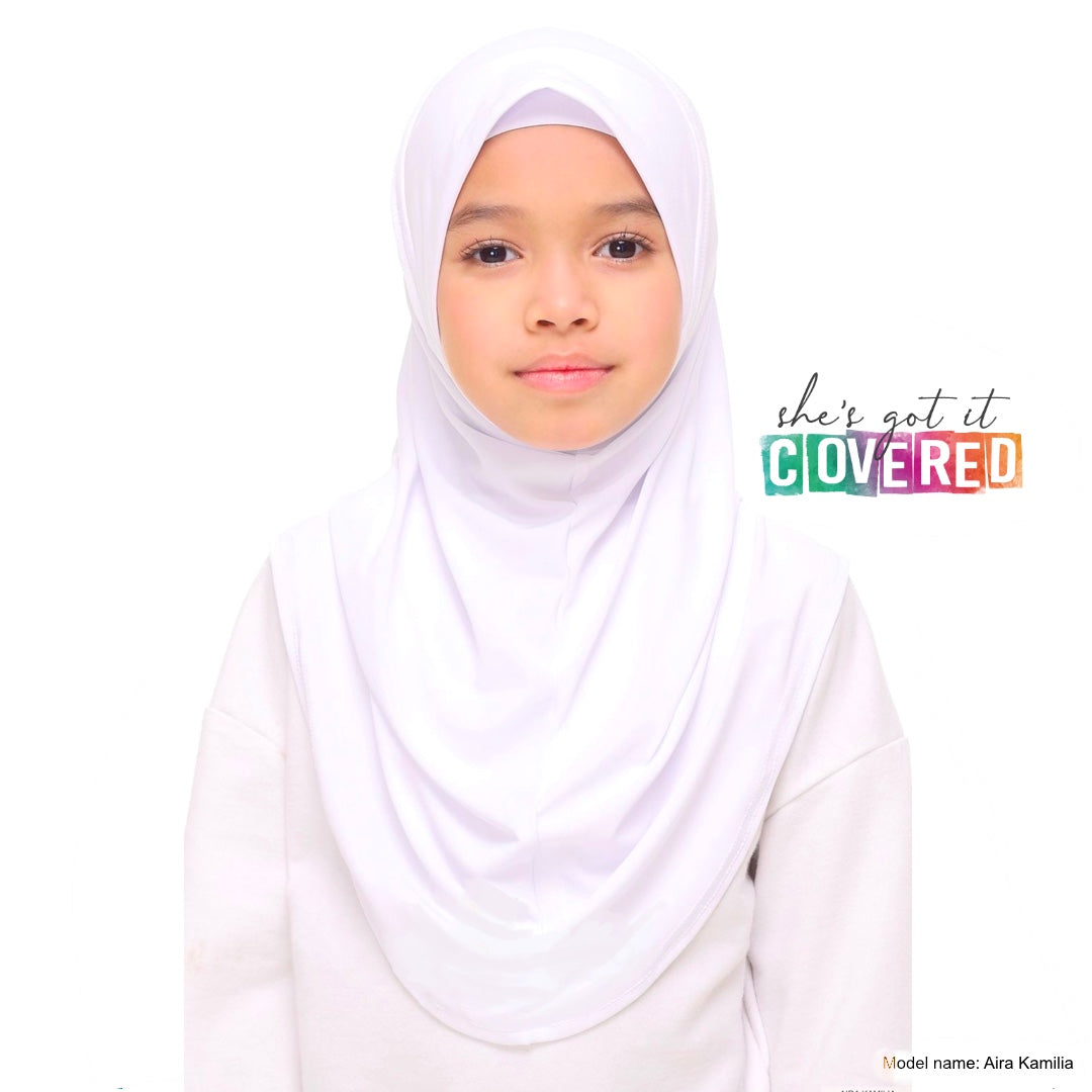 White hijabi on sale