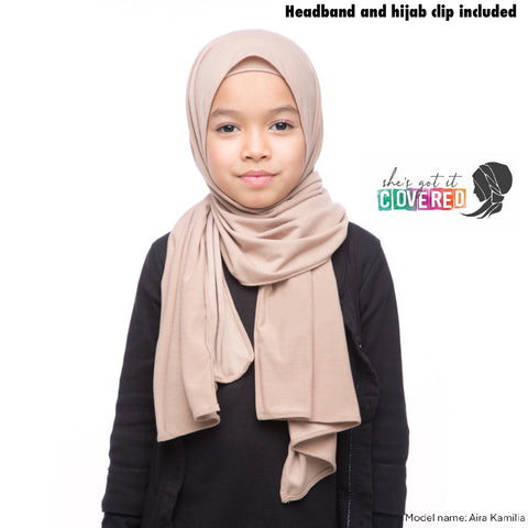 Beige Hijab