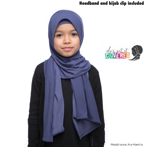 Navy Blue Hijab