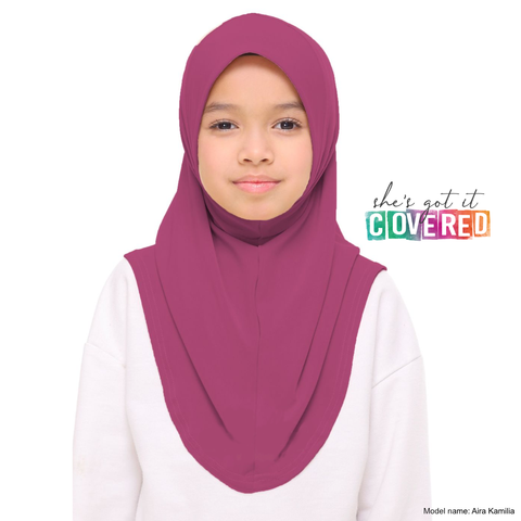 Mangosteen Slip on Hijab